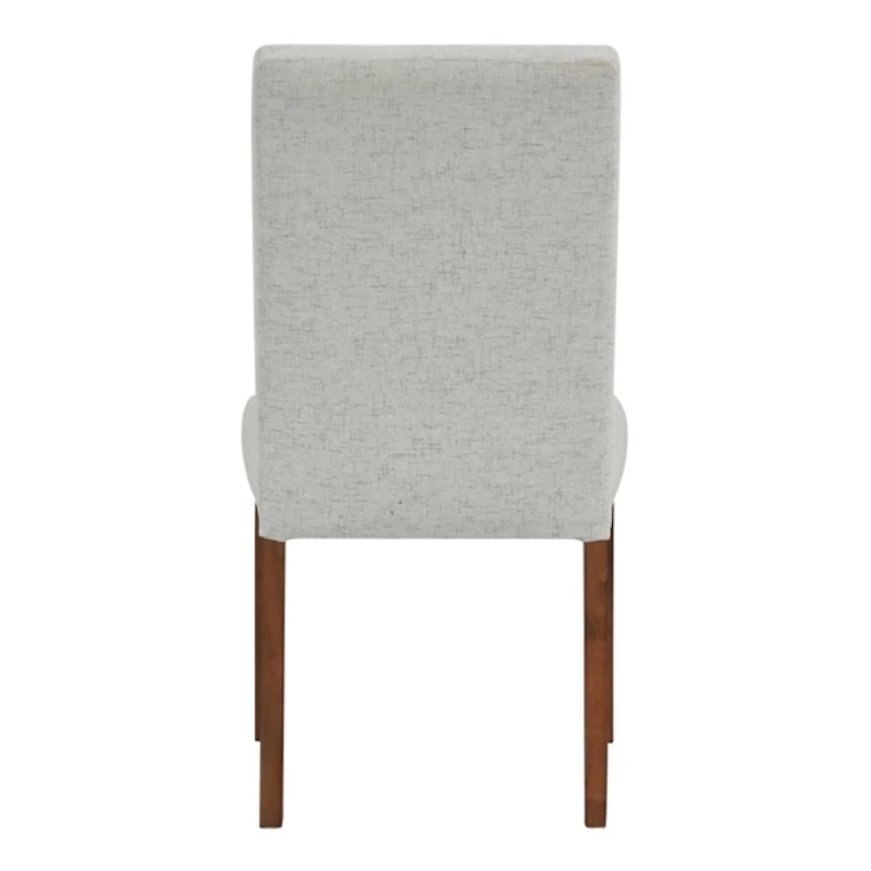 Gray Tufted Dining Chairs, Set of 2