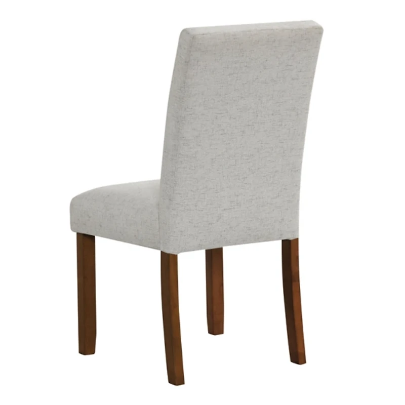 Gray Tufted Dining Chairs, Set of 2