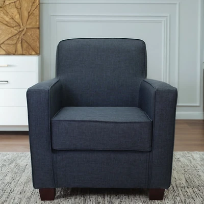 Navy Johnston Upholstered Accent Chair