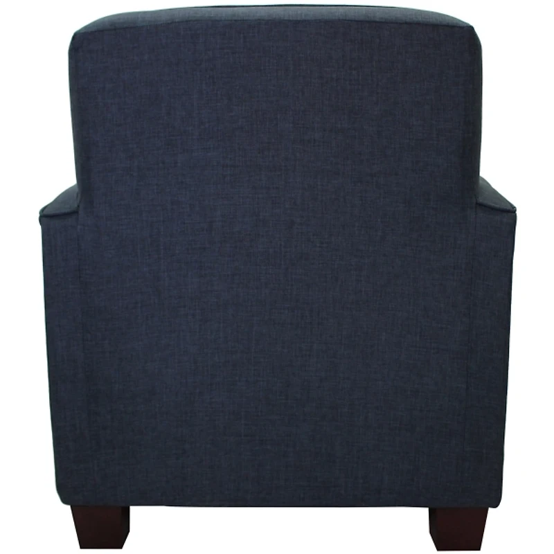 Navy Johnston Upholstered Accent Chair