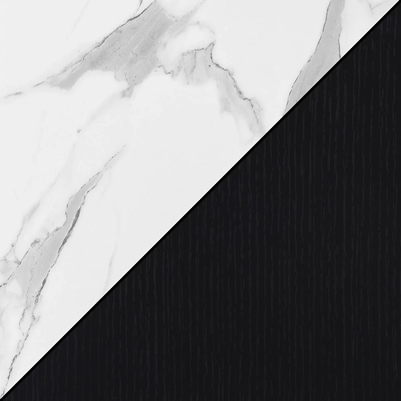 White Marble Monterey Console Table