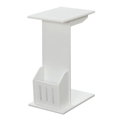 Accent Table with Magazine Holder