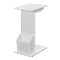 Accent Table with Magazine Holder