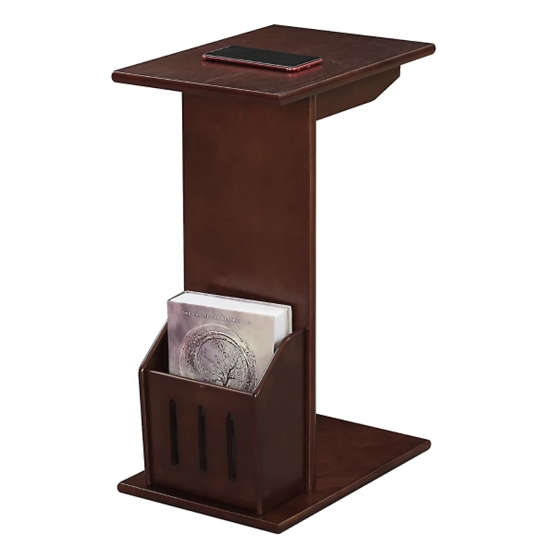 Accent Table with Magazine Holder