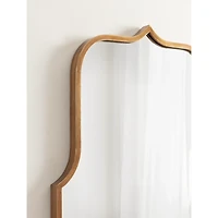 Gold Arched Scallop Wall Mirror