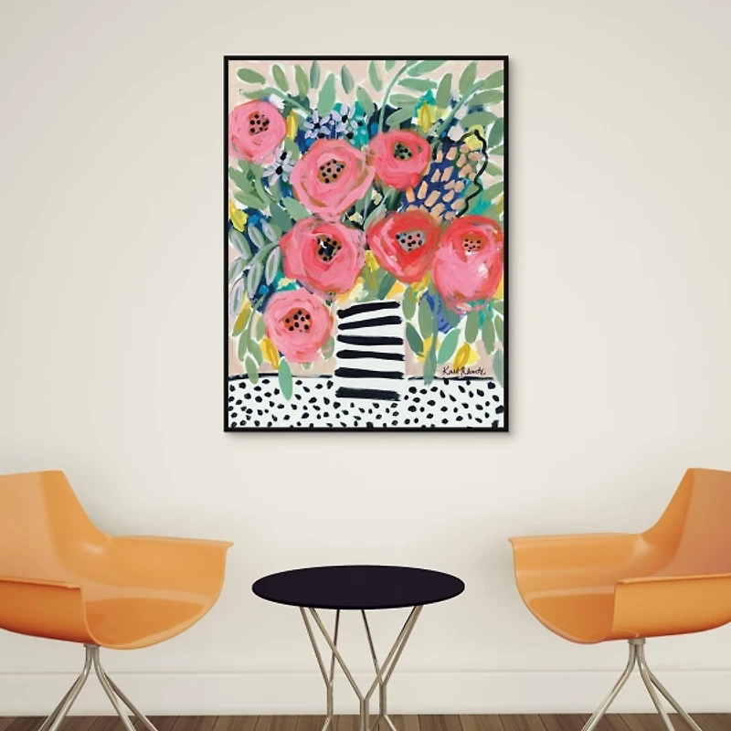 Welcome to the Party Framed Canvas Art Print