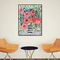 Welcome to the Party Framed Canvas Art Print