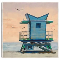 Sorbet Skies Framed Canvas Art Print