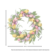 Tulip Garden Floral Wreath
