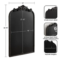 Black Arendahl Arched Chalkboard