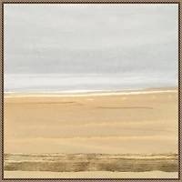 Abstract Gold Beach III Canvas Art Print