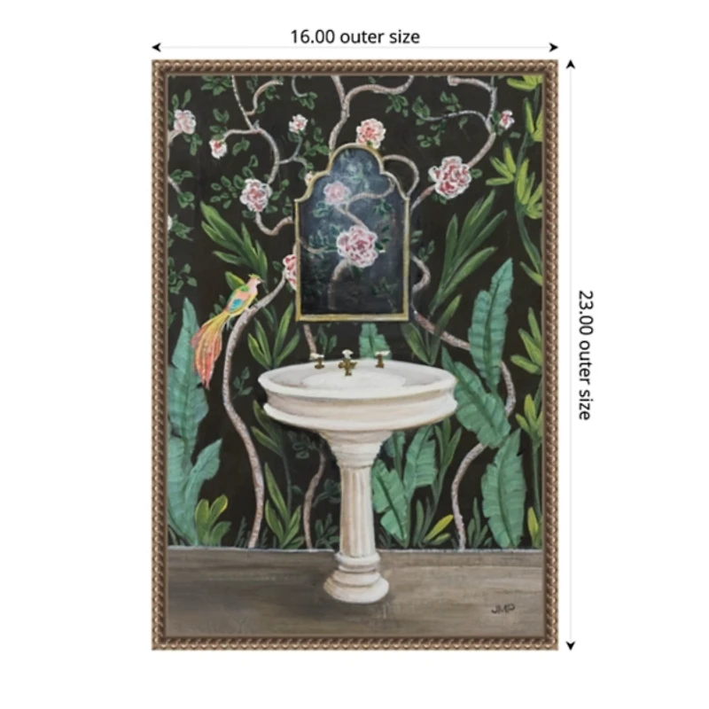 Botanical Bath I Canvas Art Print