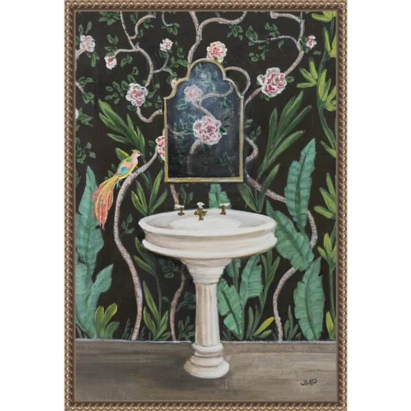 Botanical Bath I Canvas Art Print