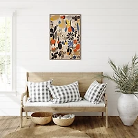 Botanical Selection Framed Canvas Art Print