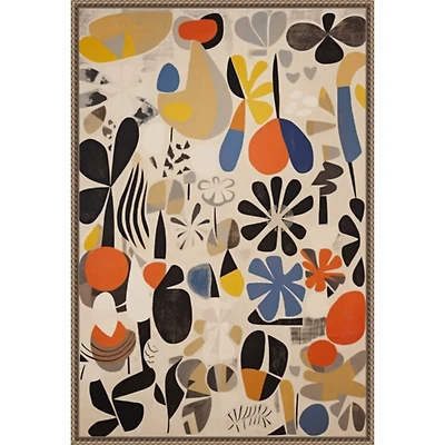 Botanical Selection Framed Canvas Art Print