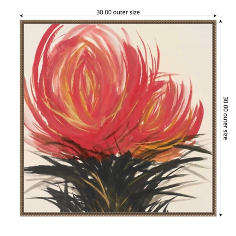 Clover Blossom II Framed Canvas Art Print