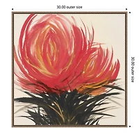 Clover Blossom II Framed Canvas Art Print