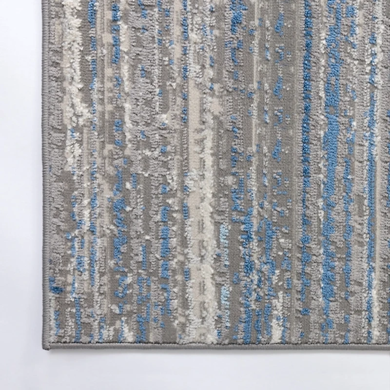 Dark Blue Claire Modern Area Rug, 7x10