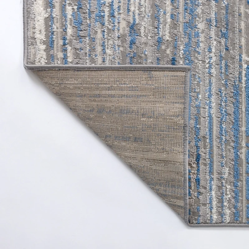 Dark Blue Claire Modern Area Rug, 7x10