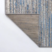 Dark Blue Claire Modern Area Rug, 7x10