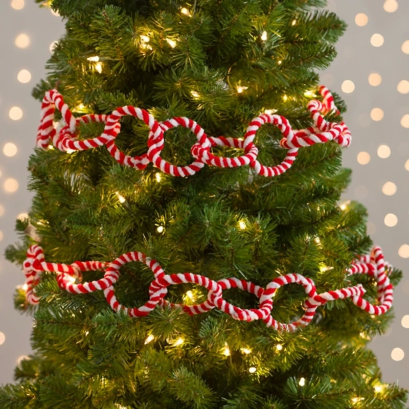 Peppermint Chain Link Garland