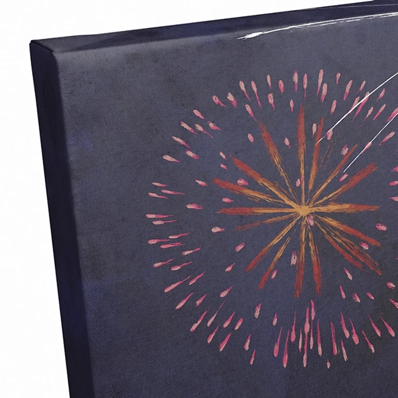 Patriotic Puppy Pickup Canvas Art Print