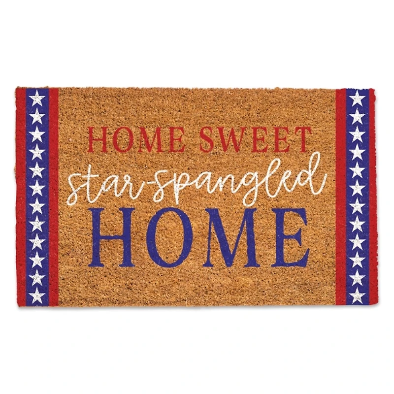 Home Sweet Star-Spangled Home Coir Doormat