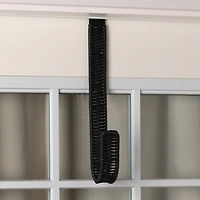 Black Woven Rattan Wreath Hanger