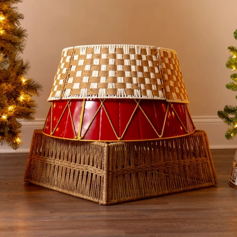 Drum Christmas Tree Collar, 26 in.