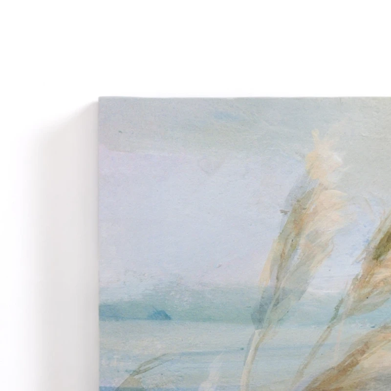 Windy Beach Landscape Canvas Art Print