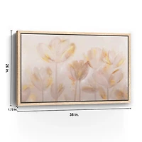 Sunkissed Poppies Framed Canvas Art Print