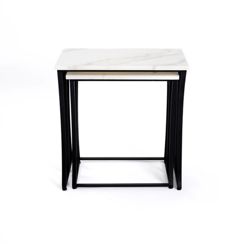 Marble Nesting Accent Tables, Set of 2