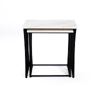 Marble Nesting Accent Tables, Set of 2