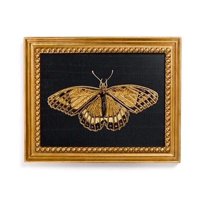 Gold Moth Framed Art Print