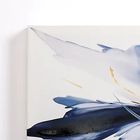 Bold Blues Abstract Canvas Art Print