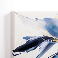 Bold Blues Abstract Canvas Art Print