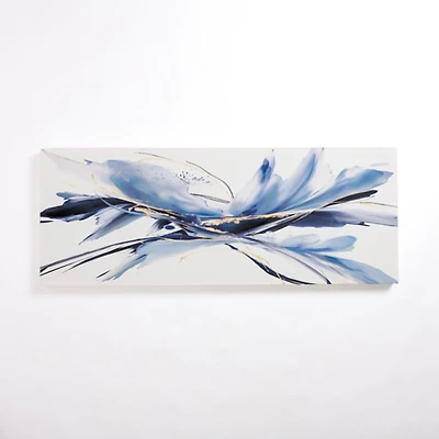 Bold Blues Abstract Canvas Art Print