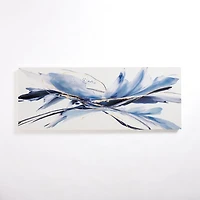 Bold Blues Abstract Canvas Art Print