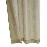 Tan Boucle Sheer Single Curtain Panel, 63 in.
