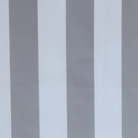 Gray Coastal Stripe Outdoor Curtain Panel