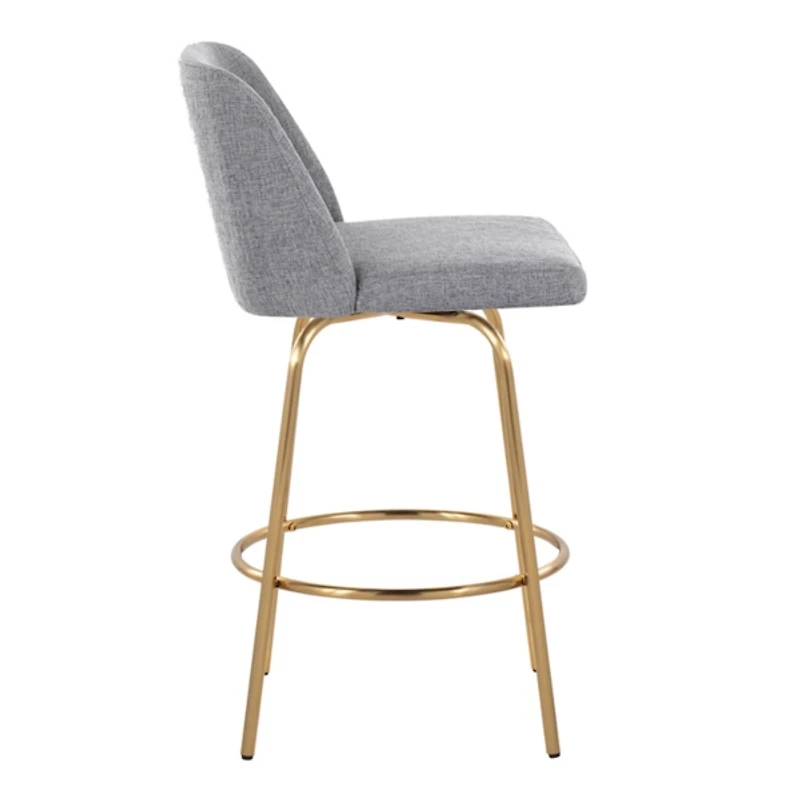 Torino Gold Leg Counter Stools