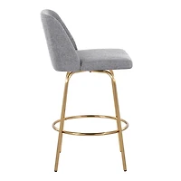 Torino Gold Leg Counter Stools
