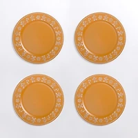 Gingerbread Christmas Chargers, Set of 4