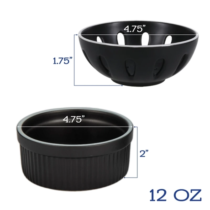 Onyx Stoneware 7-pc. Kitchen Accessories Set