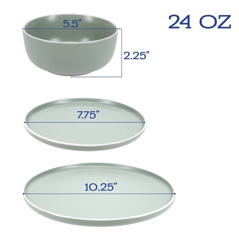 Sage Eliza -pc. Dinnerware Set