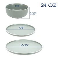 Sage Eliza -pc. Dinnerware Set