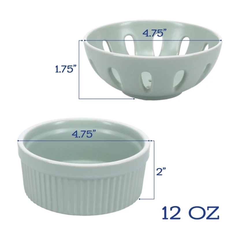 Sage Stoneware 7-pc. Kitchen Accessories Set