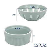 Sage Stoneware 7-pc. Kitchen Accessories Set
