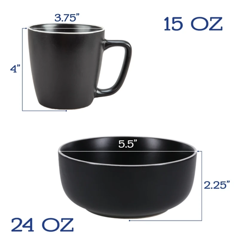 Onyx Eliza -pc. Dinnerware Set