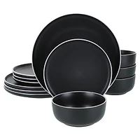 Onyx Eliza 12-pc. Dinnerware Set